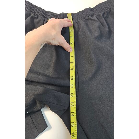 Allison daley sz 16 black pull on pants with pockets wide leg EUC casual career+ - Picture 6 of 9